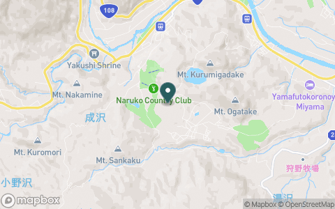 鳴子カントリークラブの地図