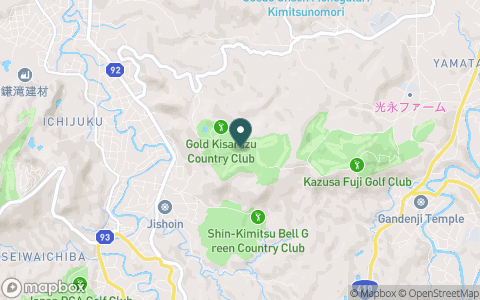 ゴールド木更津カントリークラブの地図