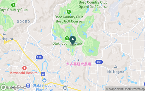 大多喜カントリークラブ【ＰＧＭ】の地図