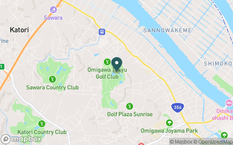 小見川東急ゴルフクラブの地図