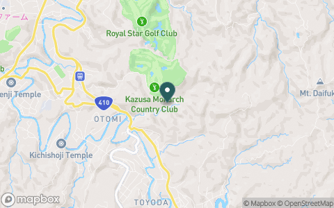 上総モナークカントリークラブの地図