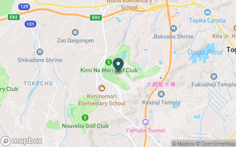 季美の森ゴルフ倶楽部の地図