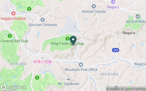 キングフィールズゴルフクラブの地図