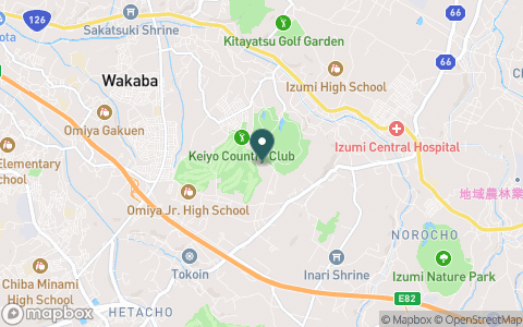 京葉カントリー倶楽部の地図