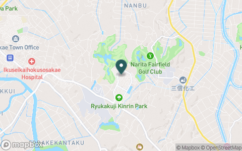 成田ヒルズカントリークラブの地図