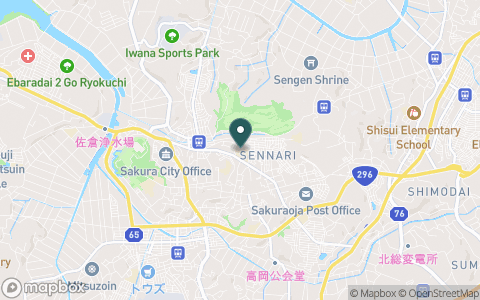 佐倉カントリー倶楽部の地図