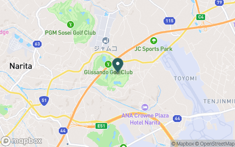 グリッサンドゴルフクラブの地図