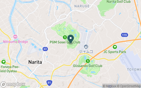 ＰＧＭ総成ゴルフクラブ【ＧＲＡＮＤ ＰＧＭ】の地図