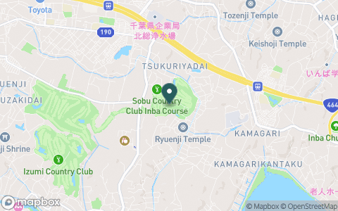 総武カントリークラブ　印旛コース【ＰＧＭ】の地図