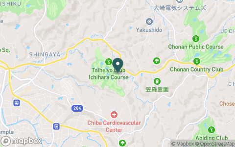 太平洋クラブ市原コースの地図