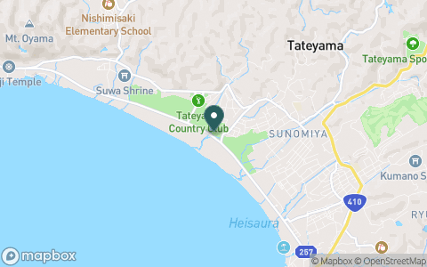 館山カントリークラブの地図