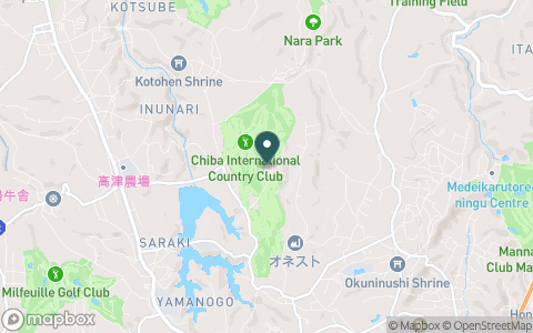 千葉国際カントリークラブ【ＰＧＭ】の地図