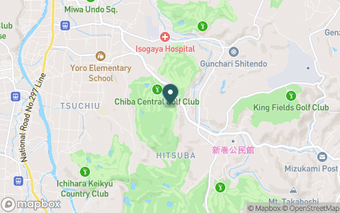 千葉セントラルゴルフクラブの地図