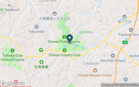 長南パブリックコースの地図