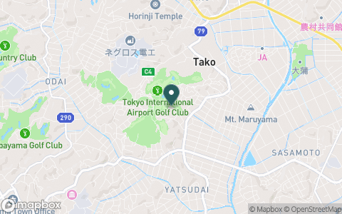 東京国際空港ゴルフ倶楽部の地図