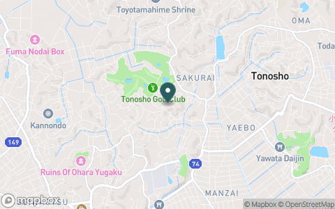 東庄ゴルフ倶楽部の地図