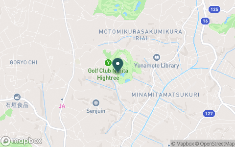 ゴルフ倶楽部成田ハイツリーの地図