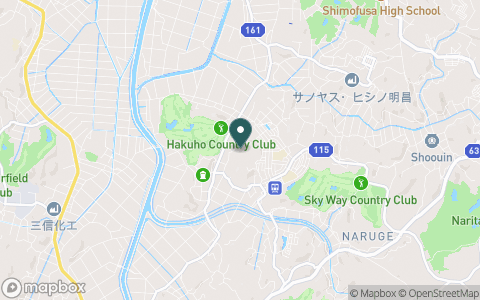 白鳳カントリー倶楽部の地図