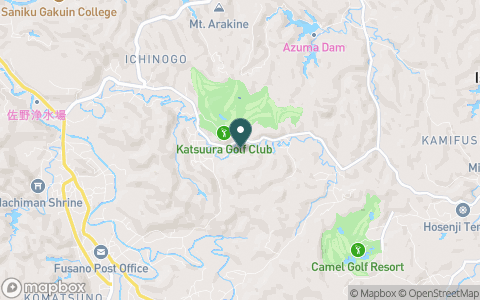 勝浦ゴルフ倶楽部の地図