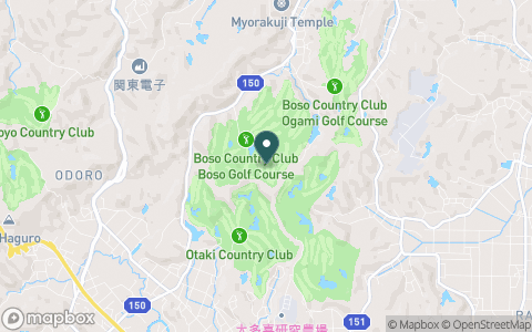 房総カントリークラブ　房総ゴルフ場 （３６Ｈ）の地図