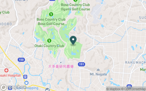 万木城カントリークラブの地図