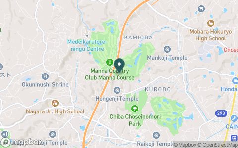 真名カントリークラブ　真名コースの地図