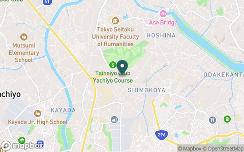 太平洋クラブ八千代コースの地図