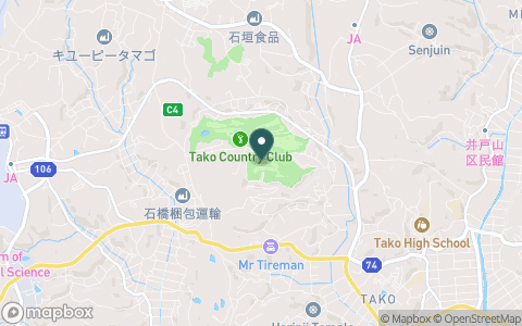 多古カントリークラブの地図