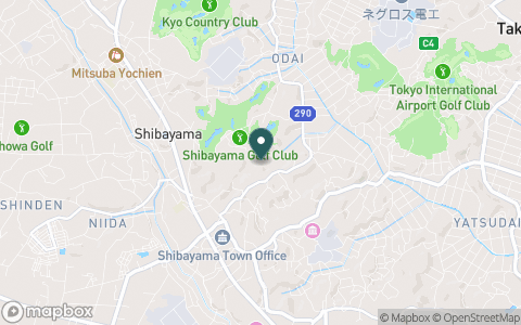 芝山ゴルフ倶楽部の地図