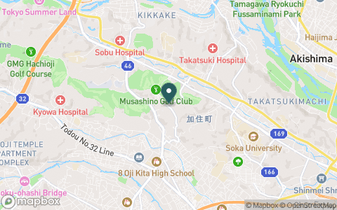 武蔵野ゴルフクラブの地図