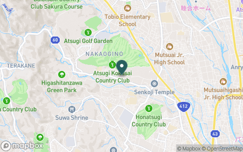 厚木国際カントリー倶楽部の地図