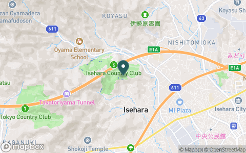 伊勢原カントリークラブ【ＰＧＭ】の地図