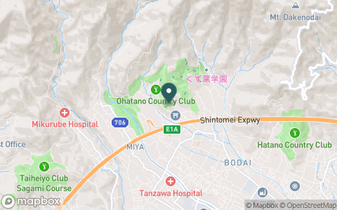 大秦野カントリークラブ【ＰＧＭ】の地図
