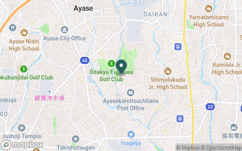 小田急藤沢ゴルフクラブの地図