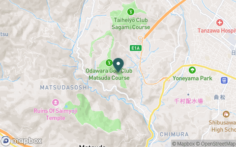 小田原ゴルフ倶楽部 松田コース【アコーディア・ゴルフ】の地図