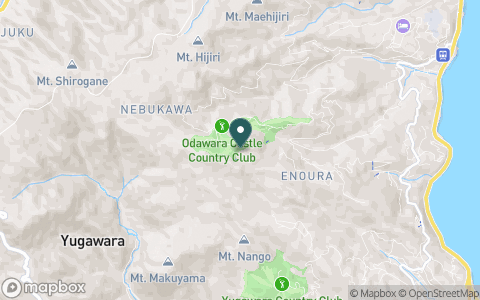 小田原城カントリー倶楽部の地図