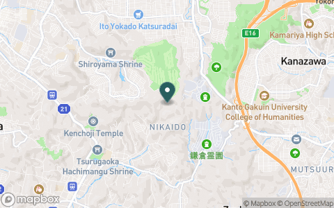 鎌倉パブリックゴルフ場の地図