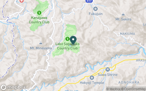 相模湖カントリークラブの地図