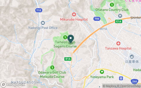 太平洋クラブ相模コースの地図
