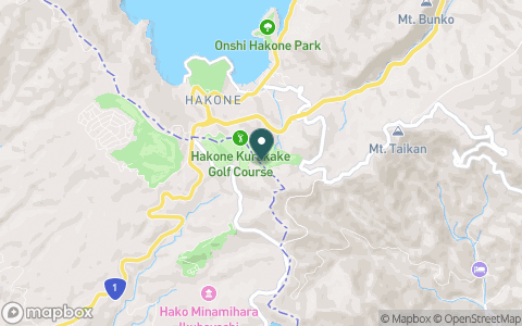 箱根くらかけゴルフ場の地図