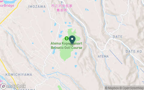 当間高原リゾートベルナティオゴルフコースの地図