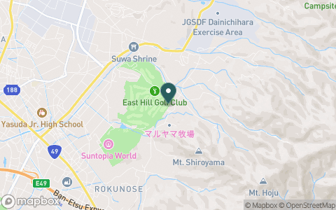 イーストヒルゴルフクラブの地図