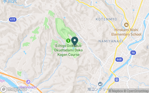 越後ゴルフ倶楽部の地図