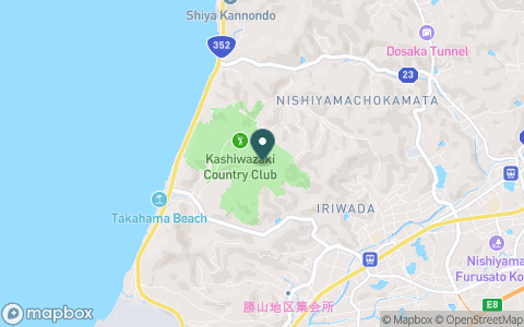 柏崎カントリークラブの地図