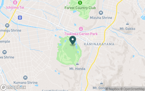 中峰ゴルフ倶楽部【ＰＧＭ】の地図