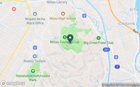 新津カントリークラブの地図