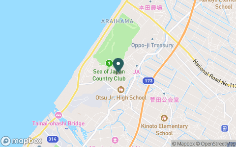 日本海カントリークラブの地図