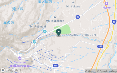 妙高カントリークラブの地図