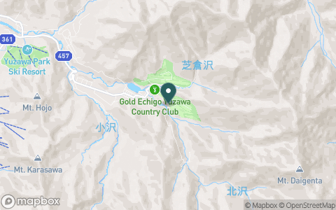ゴールド越後湯沢カントリークラブの地図