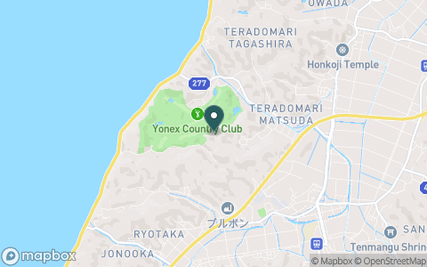ヨネックスカントリークラブの地図